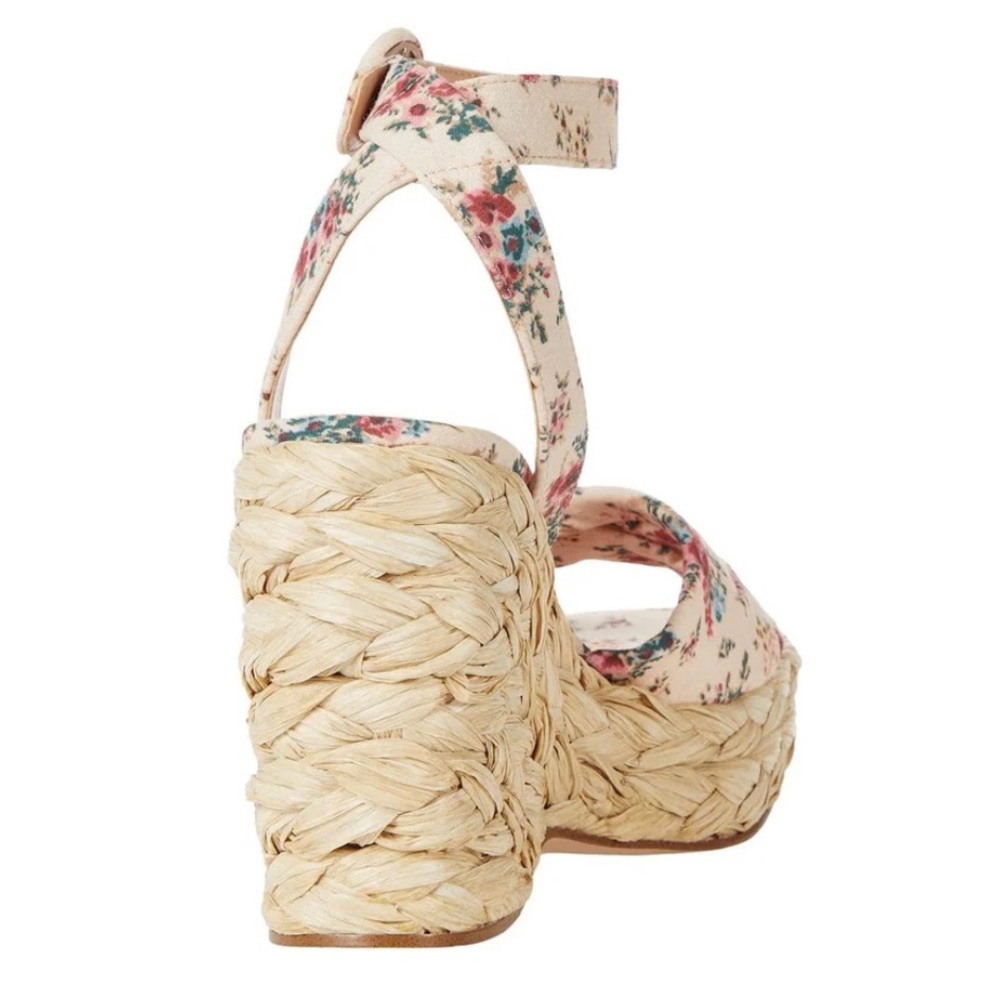 STEVE MADDEN Poloma Espadrille Platform Wedge Floral Sandal - Picture 5 of 6